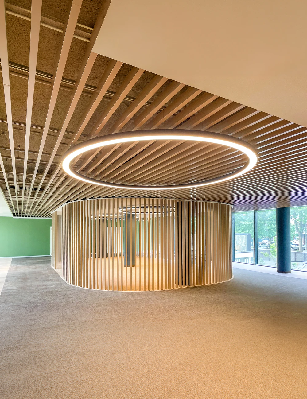 Eblò Turin: Redevelopment of the Former Enel Building with Battens Light