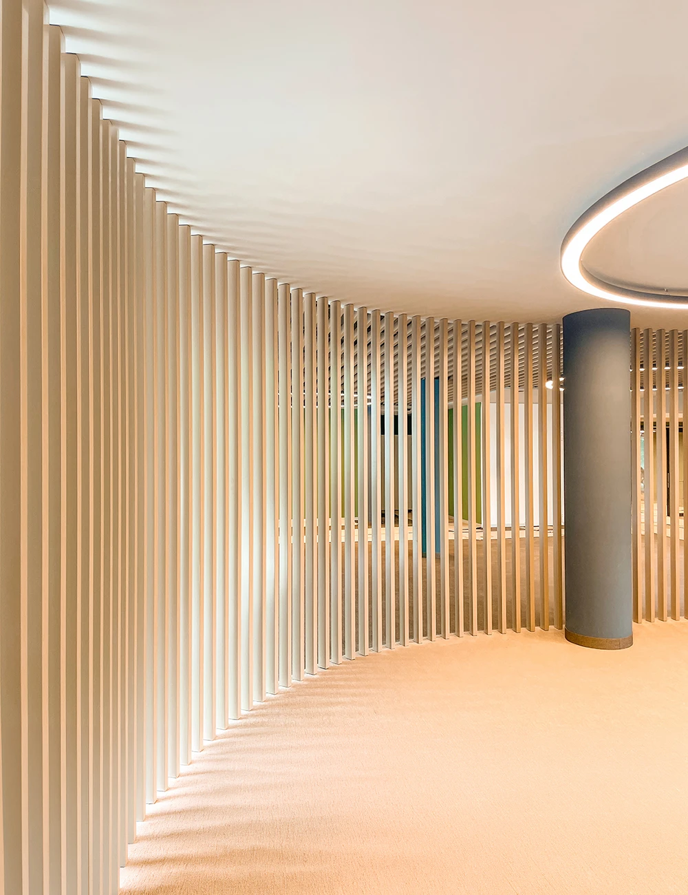 Eblò Turin: Redevelopment of the Former Enel Building with Battens Light